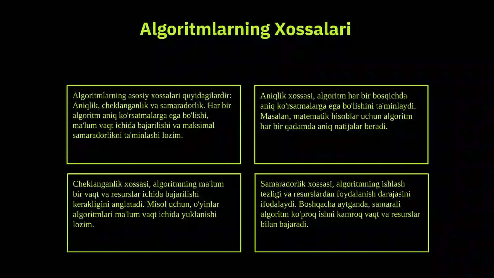 Algoritm va Uning Tasvirlash Usullari 4