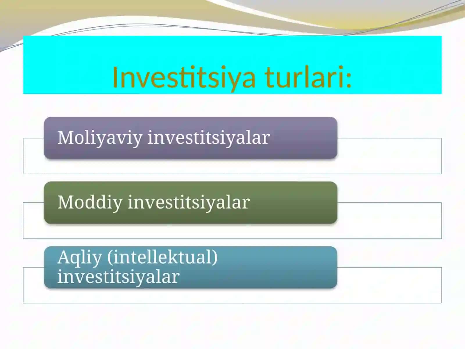 Xorijiy investitsiyalarning shakl va turlari 4