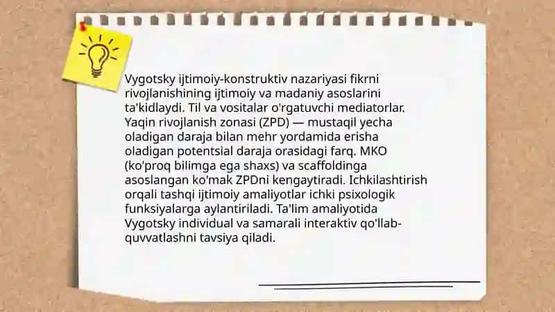 Tafakkur borasidagi psixologik nazariyalar 4