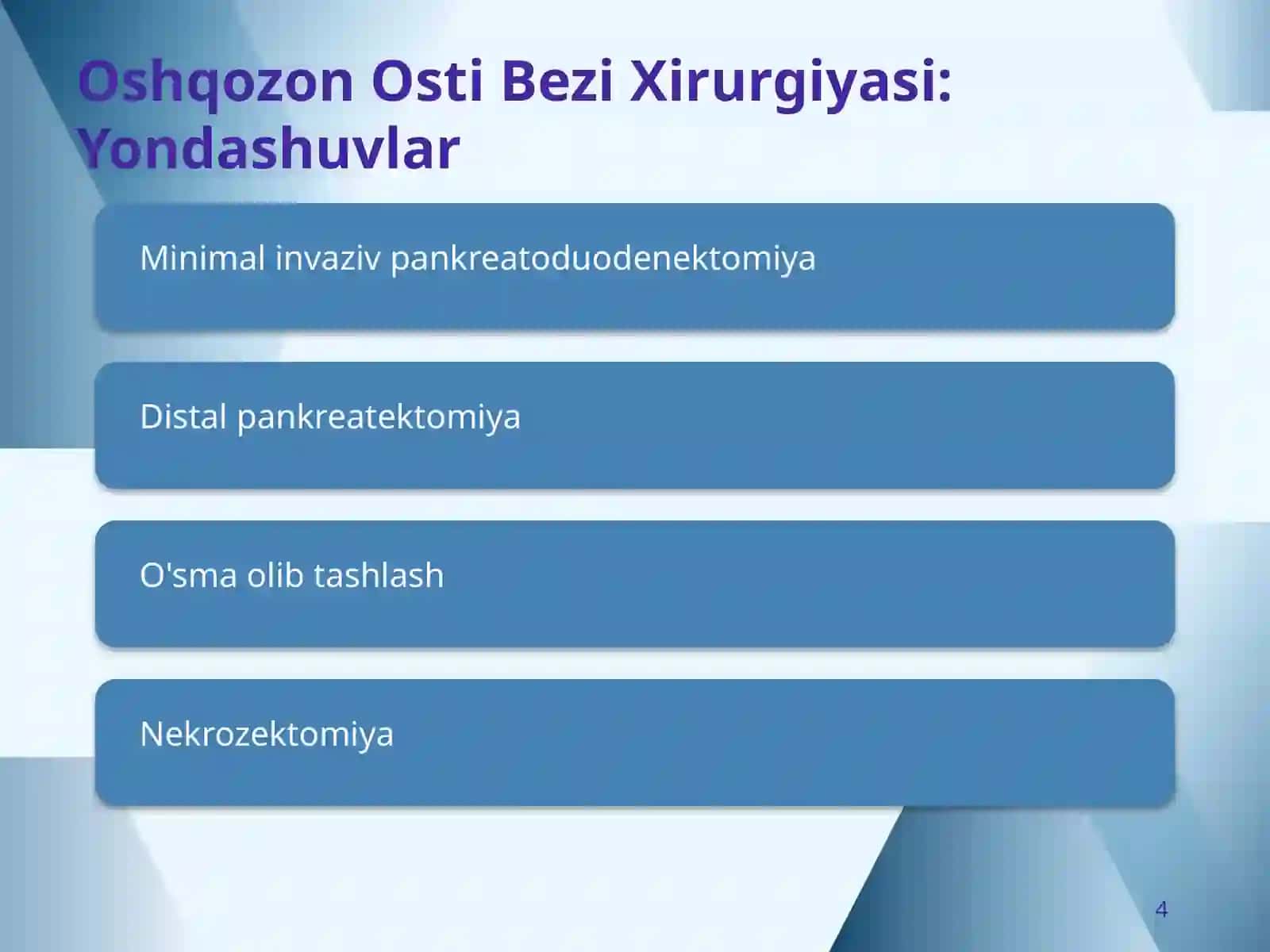 Kam Invaziv Xirurgiya: Zamonaviy Yondashuvlar 4