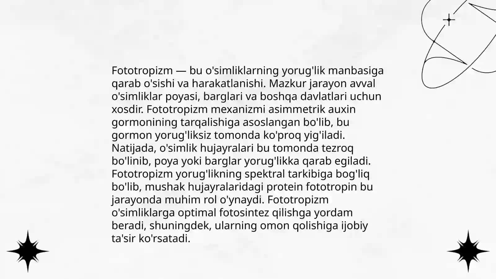 Oʻsimliklarda fototropizm fotonastiya geotropizm hodisalarini kuzatish 4