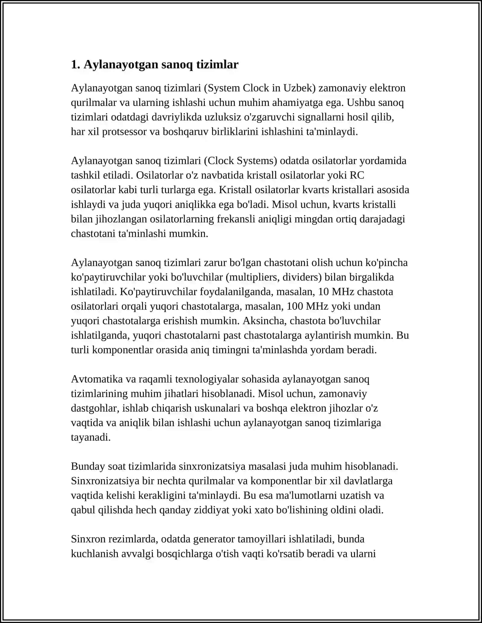 AYLANUVCHI NO INESIAL SANOQ TIZIMLAR KORIOLIS TEZLANISHI 4