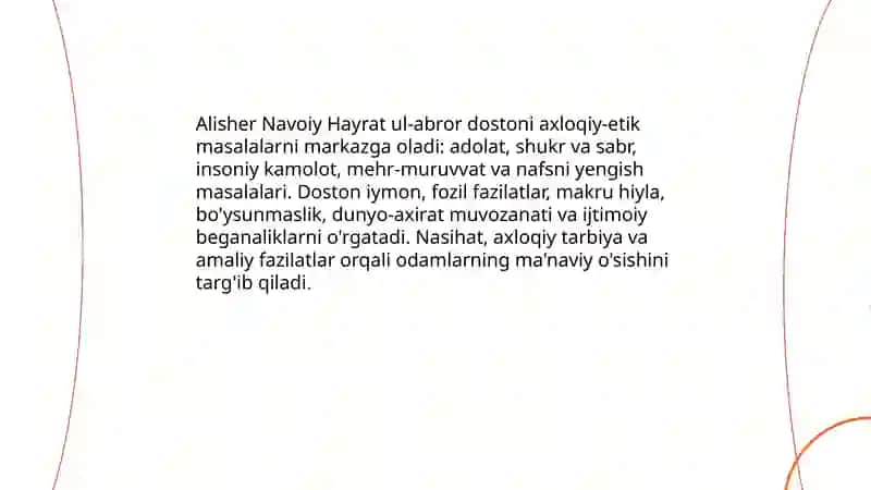 Hayrat ul- abror dostoni 4