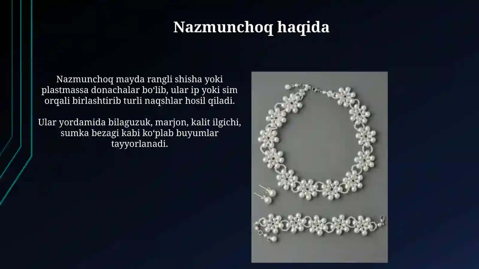 nazmunchoq to'qish usullari 4
