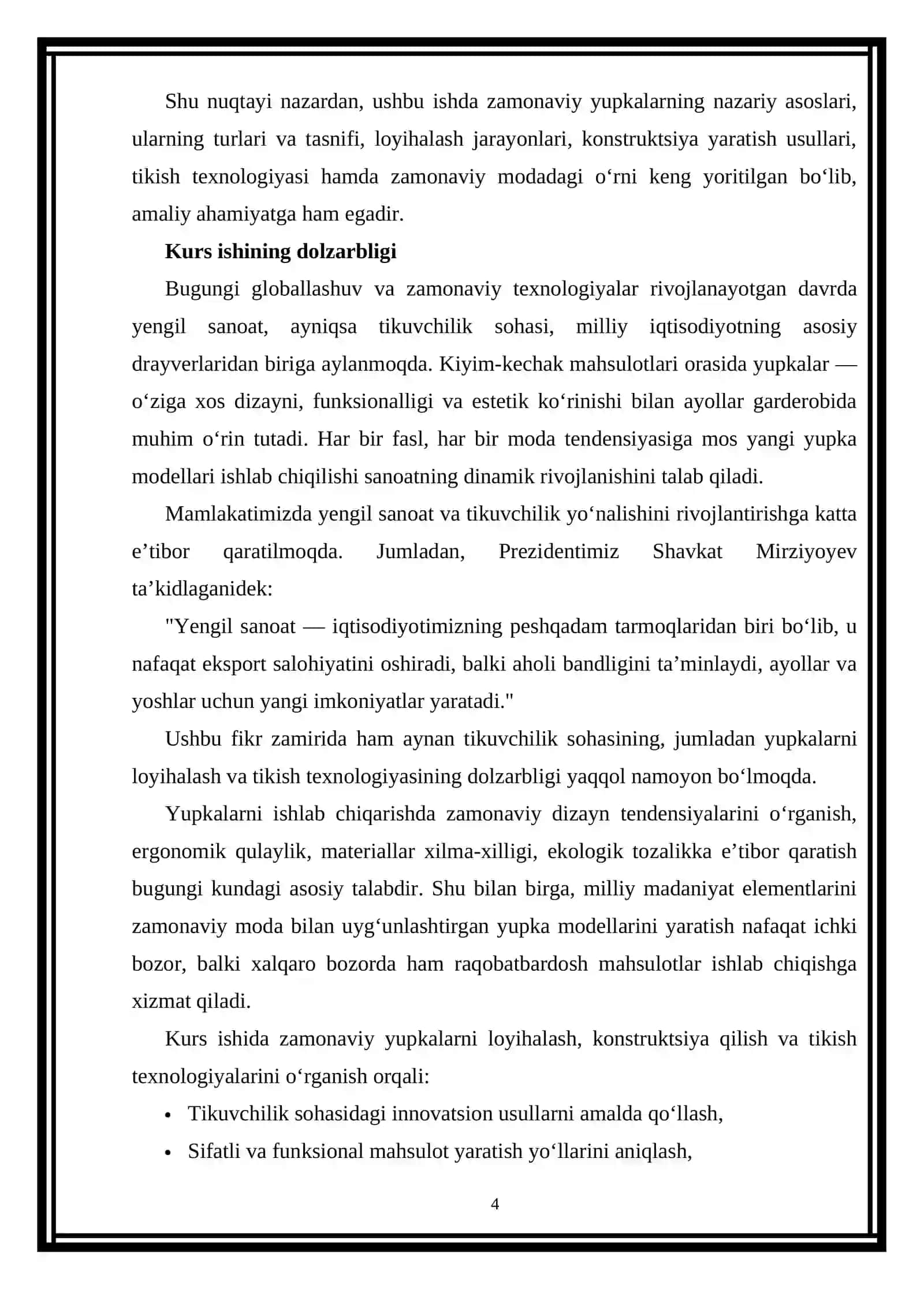 Zamonaviy yupkalarni loyihalash va tikish texnologiyasi 4