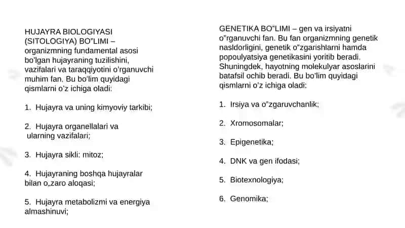 Tibbiy biologiya faniga kirish 4