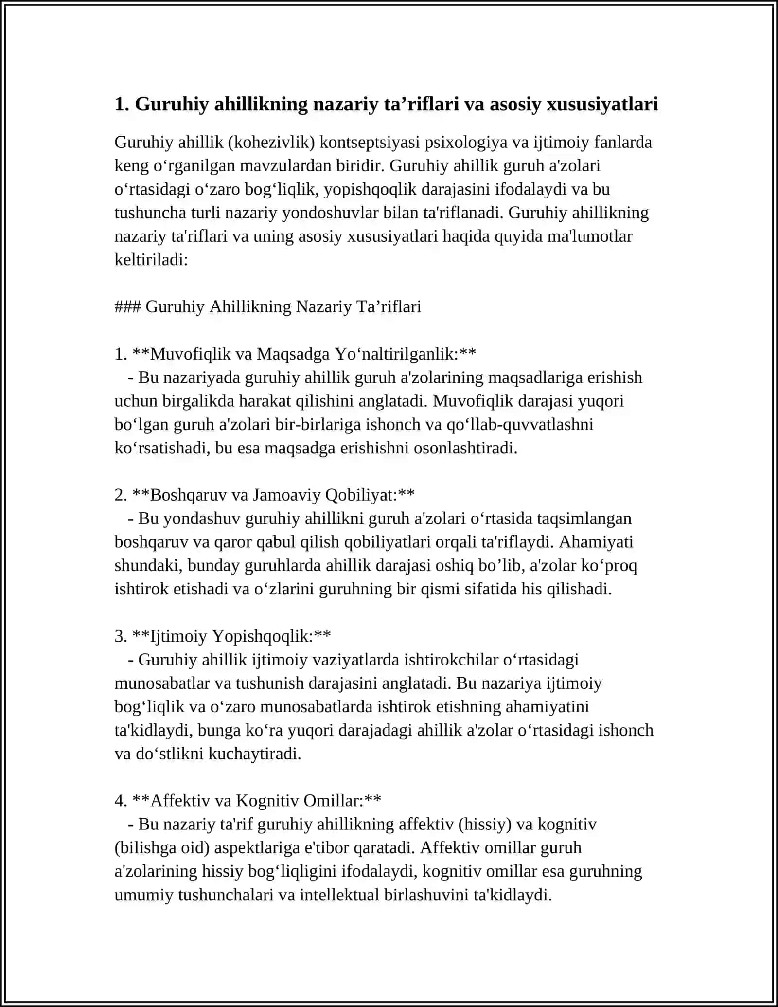 GURUHIY AHILLIK. GURUHIY AHILLIKNI OQIBATLARI 4