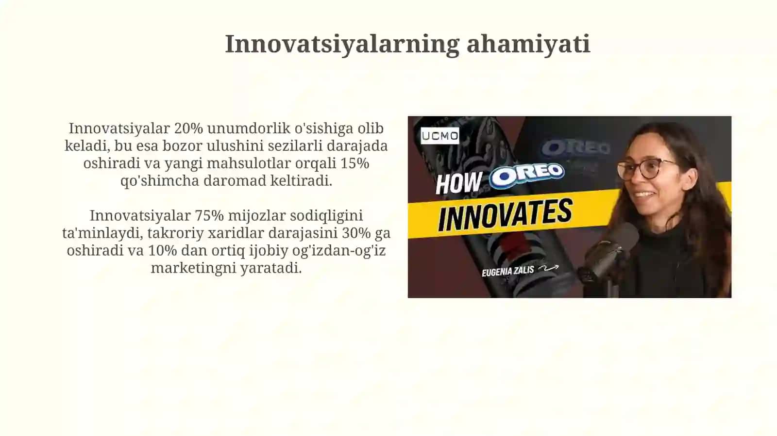 Brend, Innovatsiya va Pozitsiyalash Asoslari 4