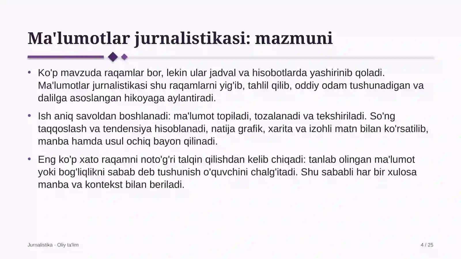 Advokatlik byurolarida ma'lumotlar jurnalistikasi 4