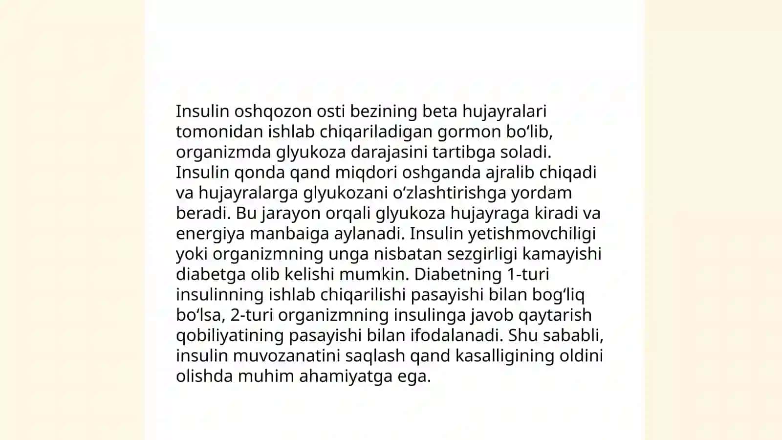Uglevodlar almashinuvi buzilishidagi kasalliklar 4