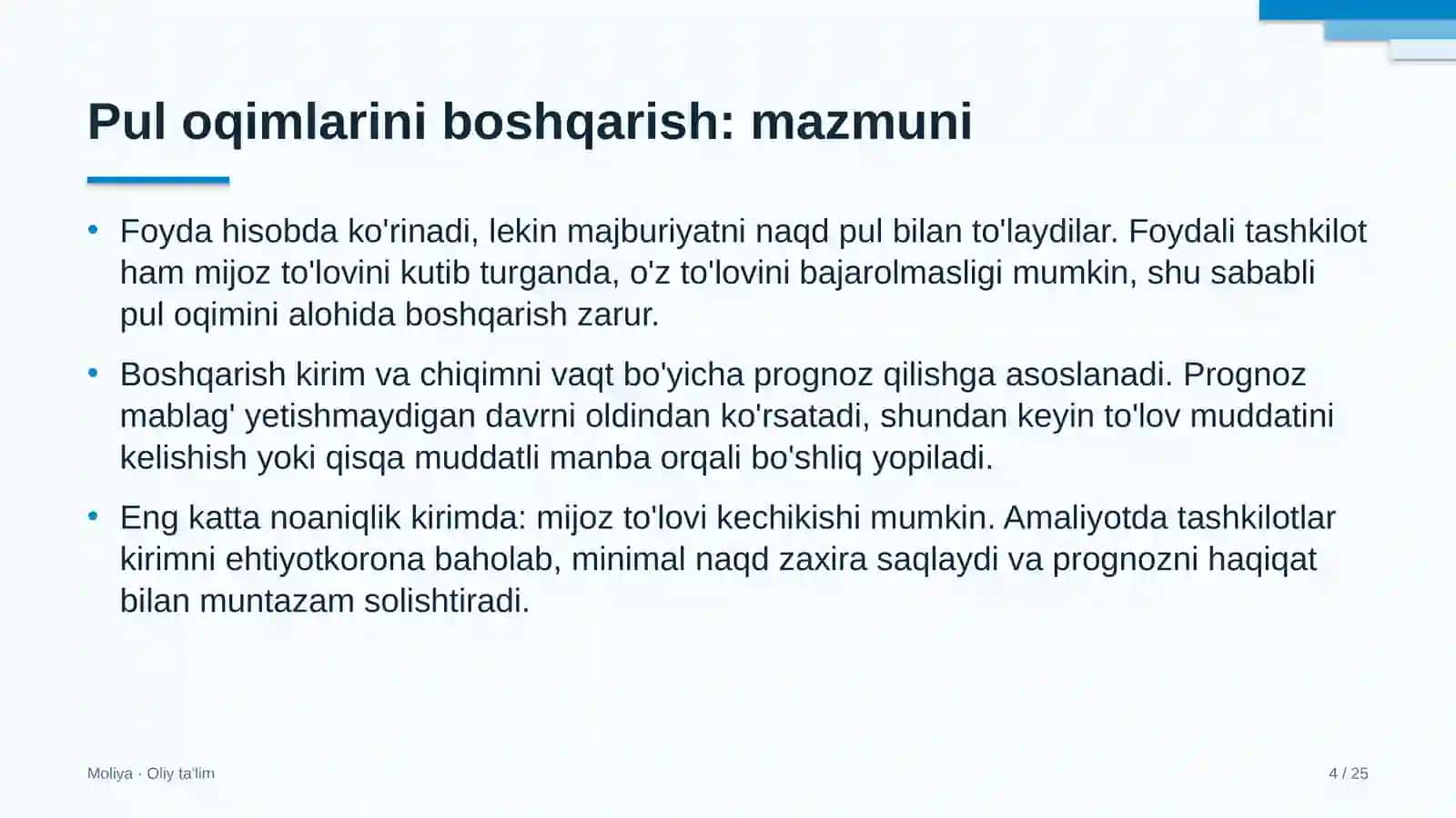 Ijtimoiy tarmoqlarda pul oqimlarini boshqarish 4