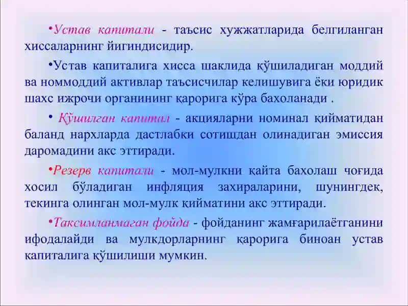 Xususiy kapital auditi 4
