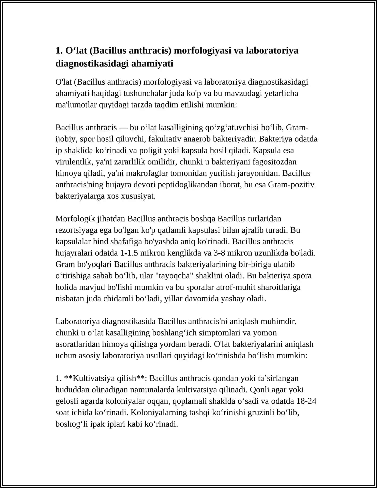 TUYALAR VA ODAMLAR O‘LATI KASALLIGINING LABORATORIYA DIAGNOSTIKASI 4