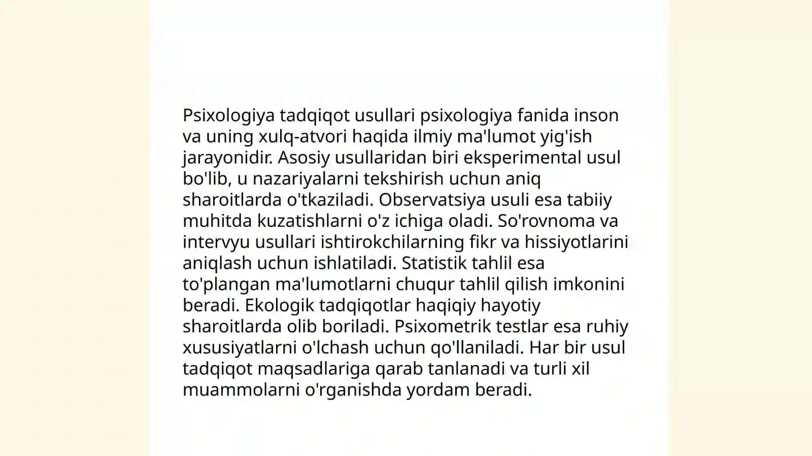 Psixologiya fanining maqsadi va vazifalari 4