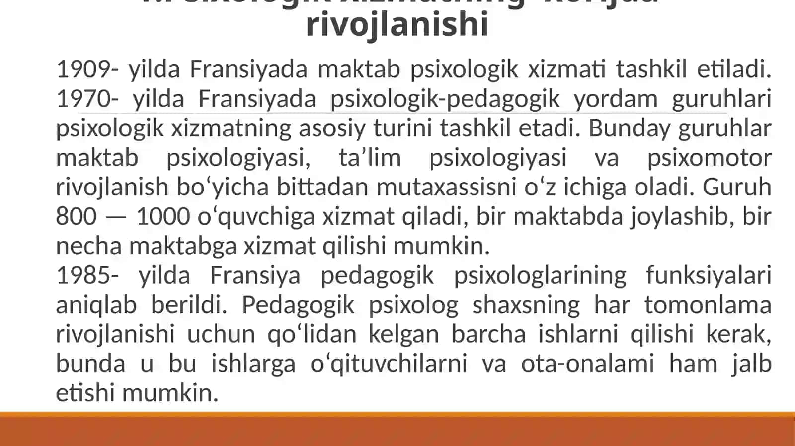 Psixologik xizmat fanining predmeti 4