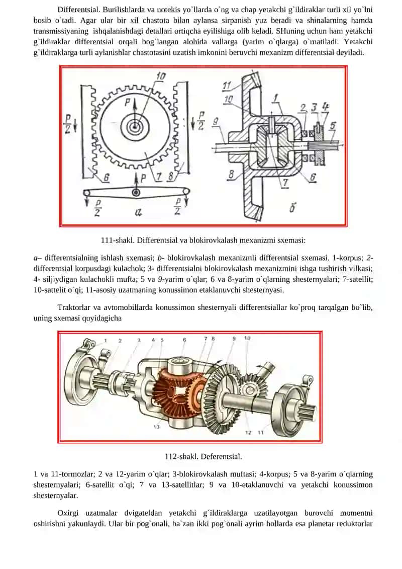 Traktor-kombayn shassilari tuzilishi va texnik xizmat ko’rsatish fаnidan o'quv mashg'ulotida ta'lim texnologiyasi modeli 4