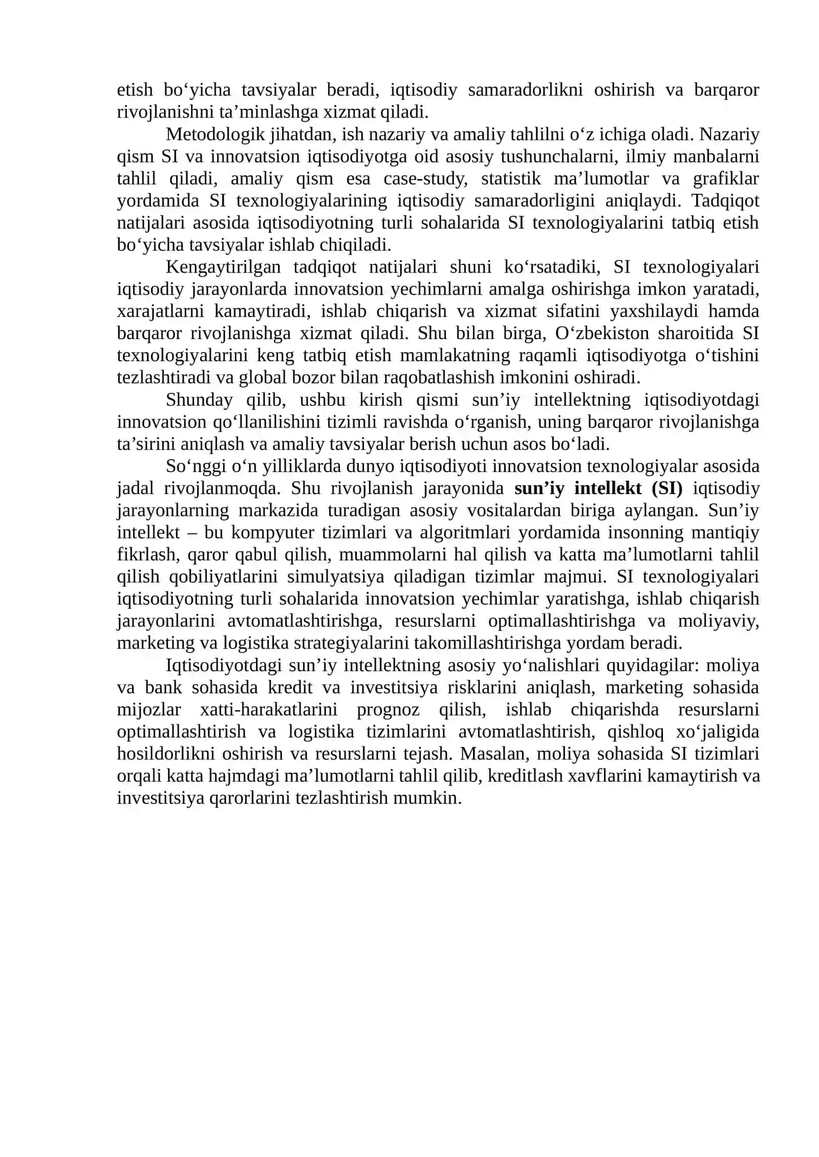 Sun'iy intellekt texnologiyalarining iqtisodiy rivojlanishga ta'siri 4