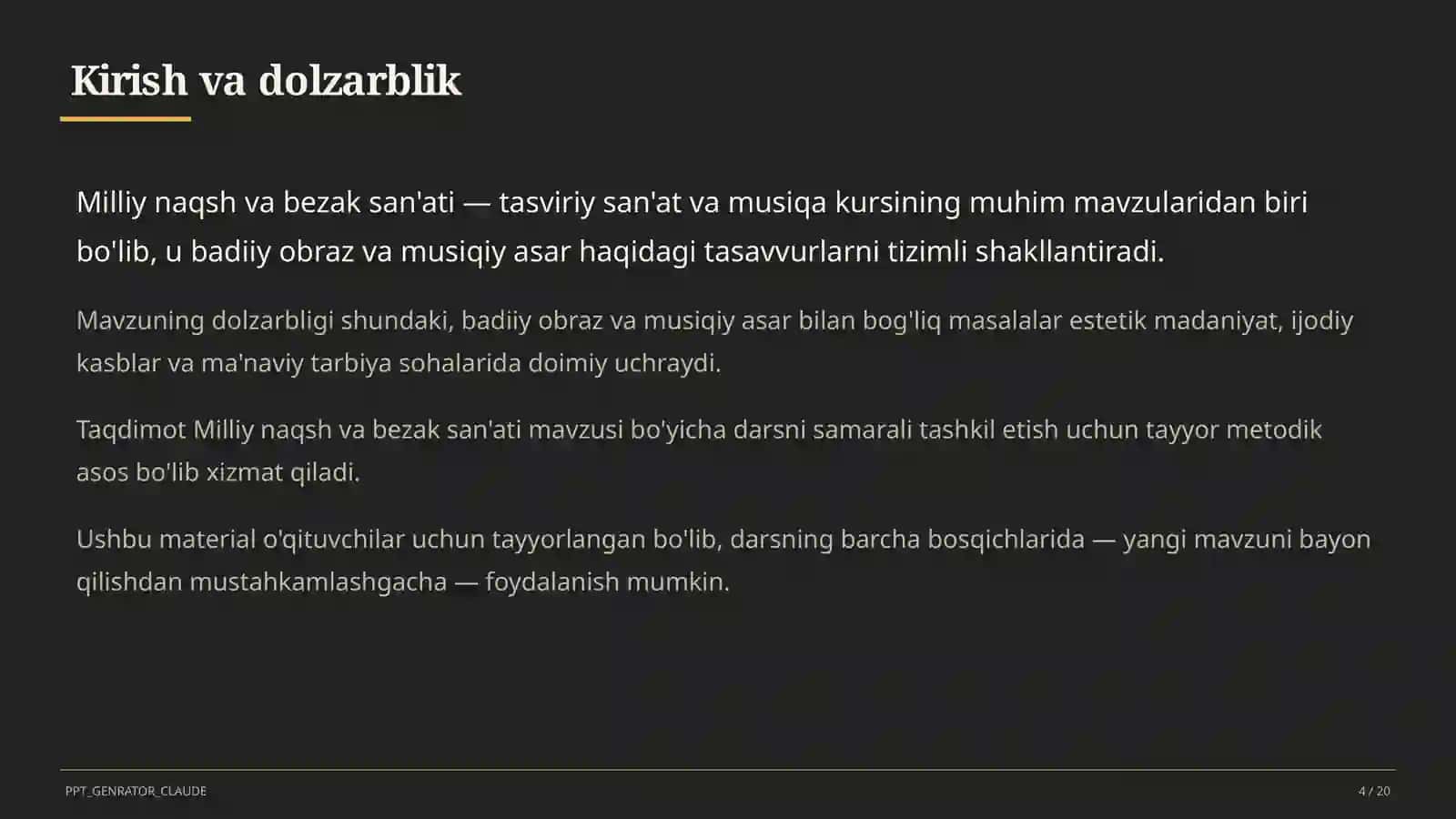 Milliy naqsh va bezak san'ati (3-sinf) 4