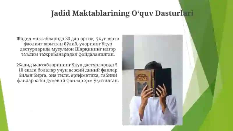 Mashhur muhaddis olimlarning, Sharq mutaffakirlarining, Jadid mutaffakirlarining pedagogik g'oyalari 4
