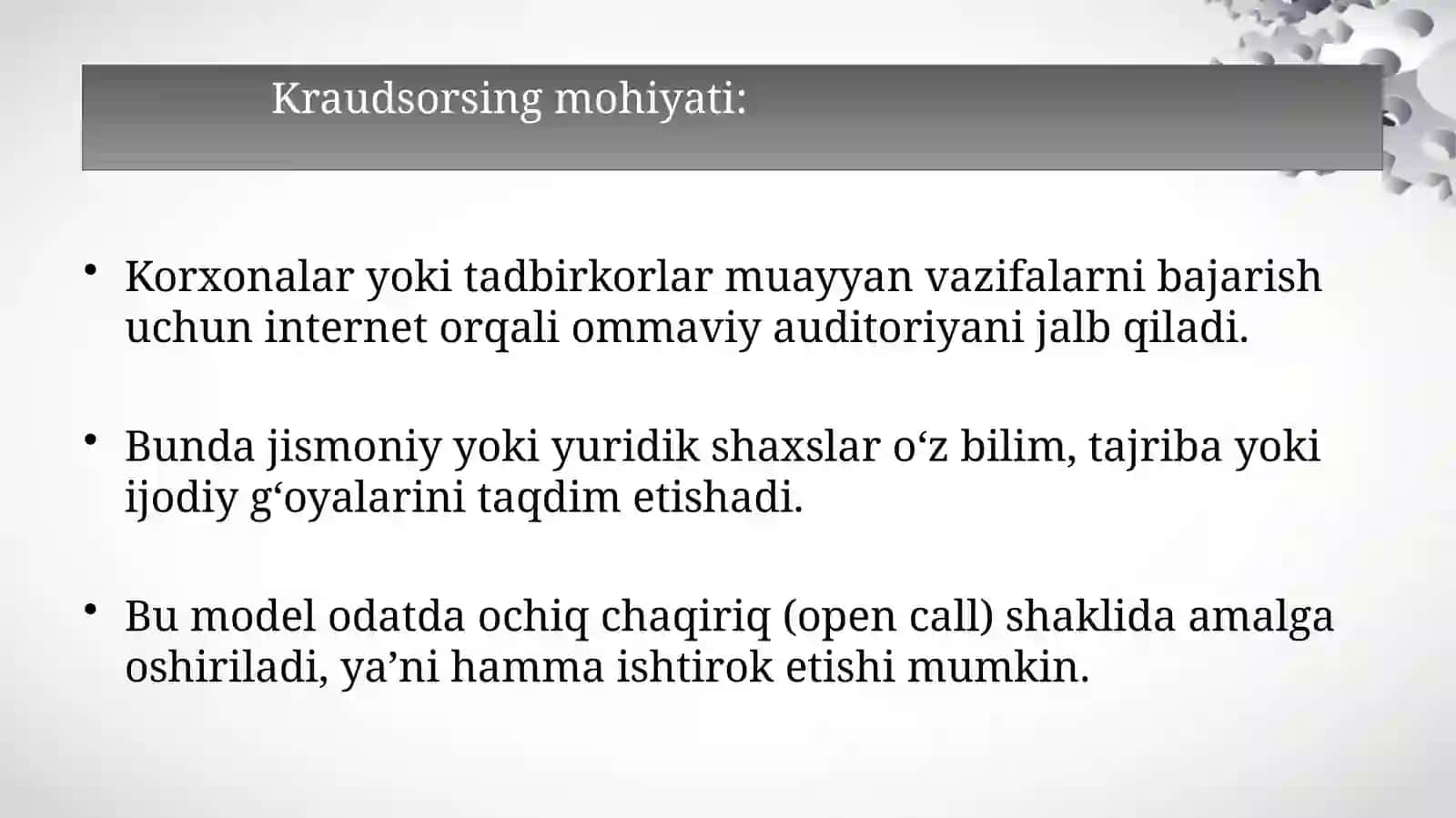 Zamonaviy kompaniyalar biznes modelida kraudsorsing va kraudfanding texnologiyalarining xususiyatlari 4
