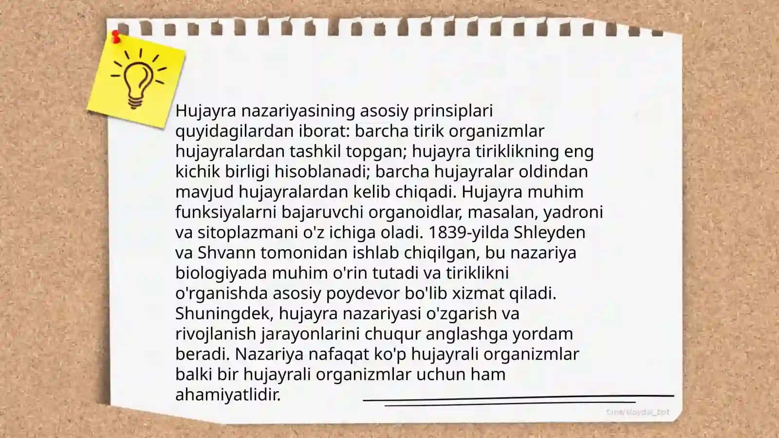 Hujayra nazariyasi 4