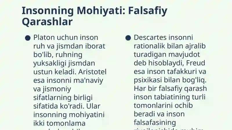 Inson falsafasi 4