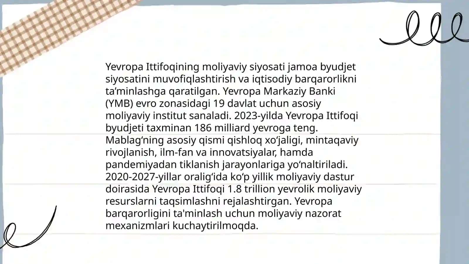 Evro bozorlarning rivojlanish tarixi 4