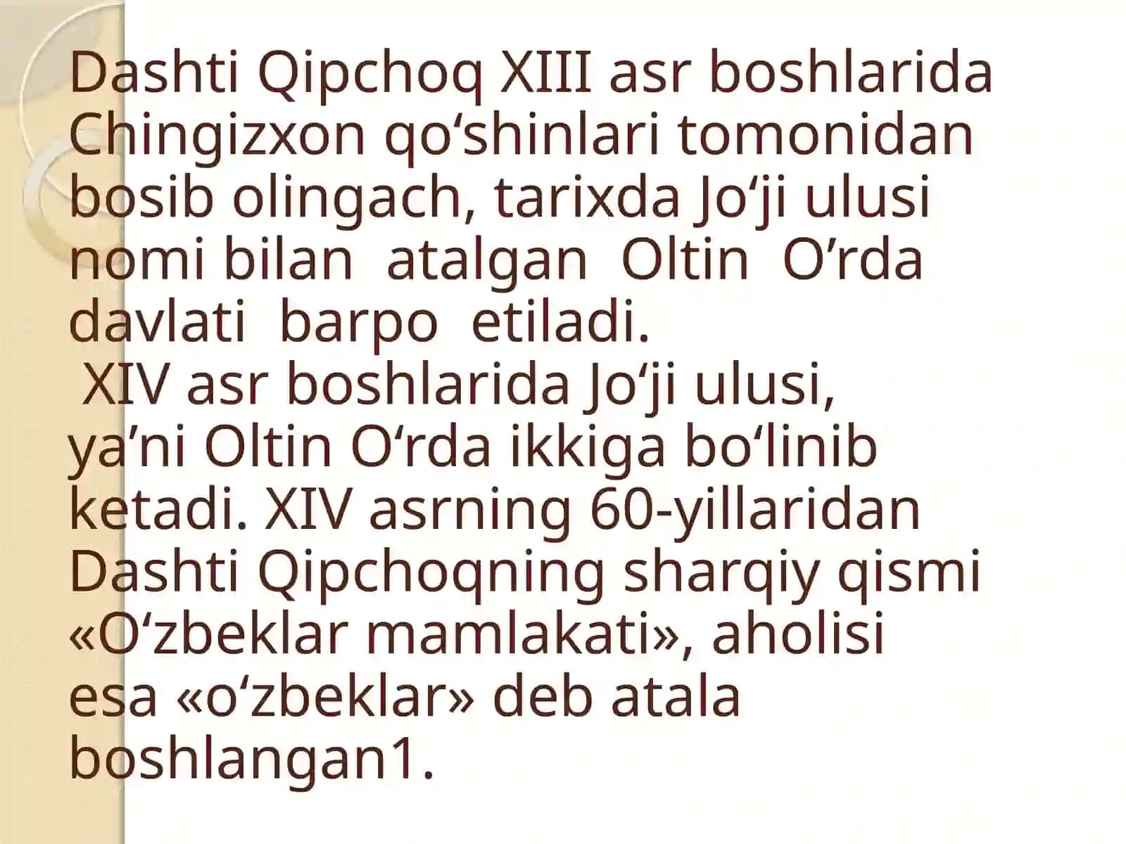 Movarounnahrda Shayboniylar davlatining tashkil topishi 4