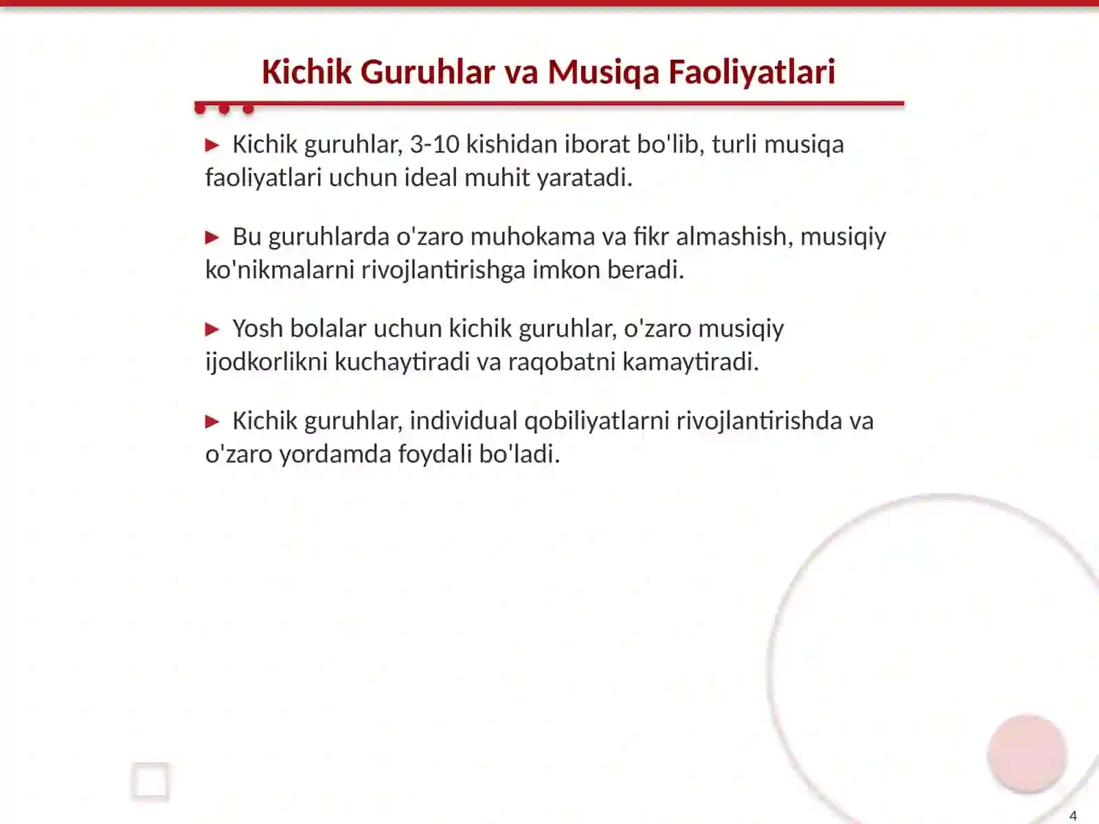 Kichik Guruhda Musiqa Faoliyatlari Ishlanmasi 4