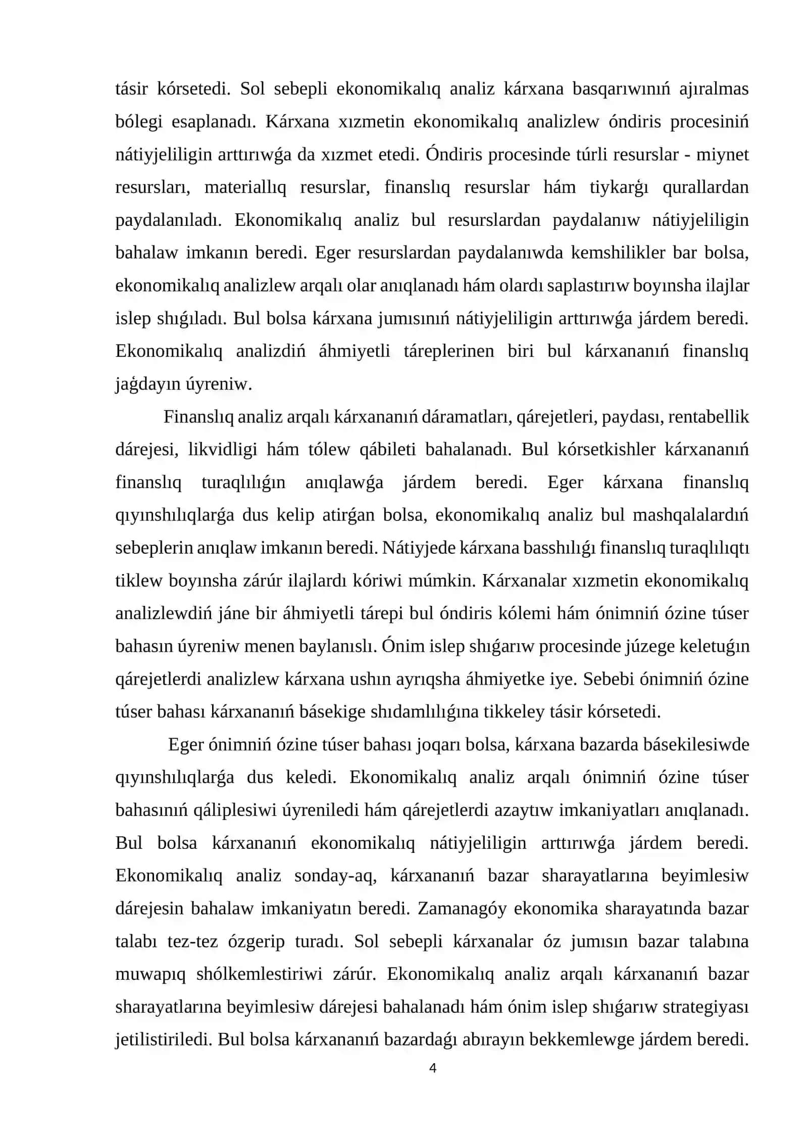 Kárxanalardıń iskerligin analiz qılıwda qatnasatuǵın subyektler 4