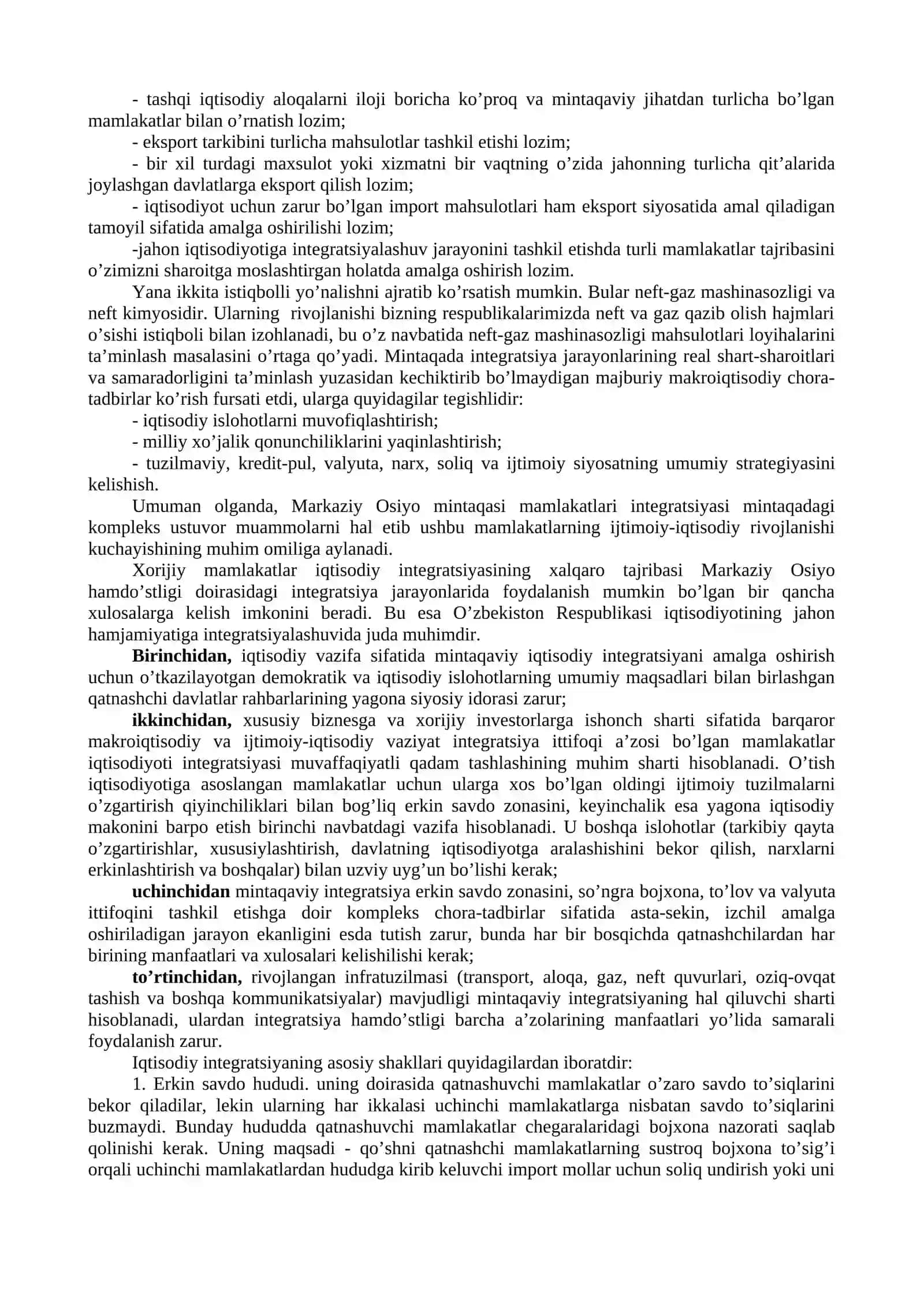 Xorijiy investitsiyalarning o’rni va ularning xalqaro harakatini tartibga solish 4
