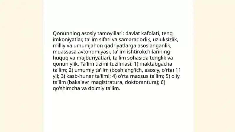 Ta'lim tòģrisidagi qonun 4