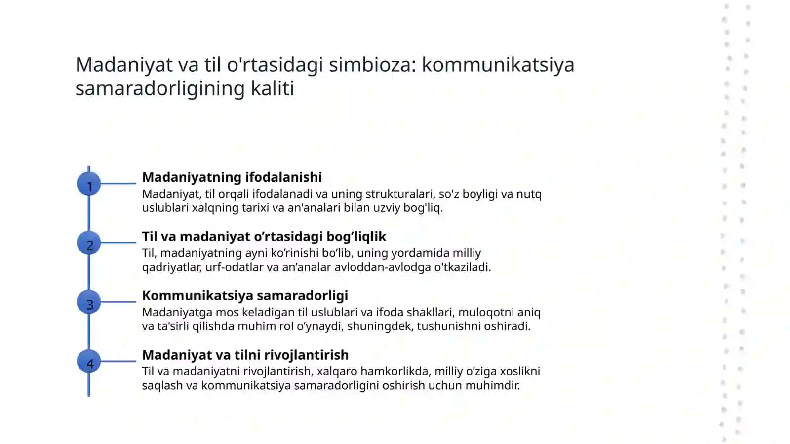 Oratorlikda Tilga E`tibor Reja 4