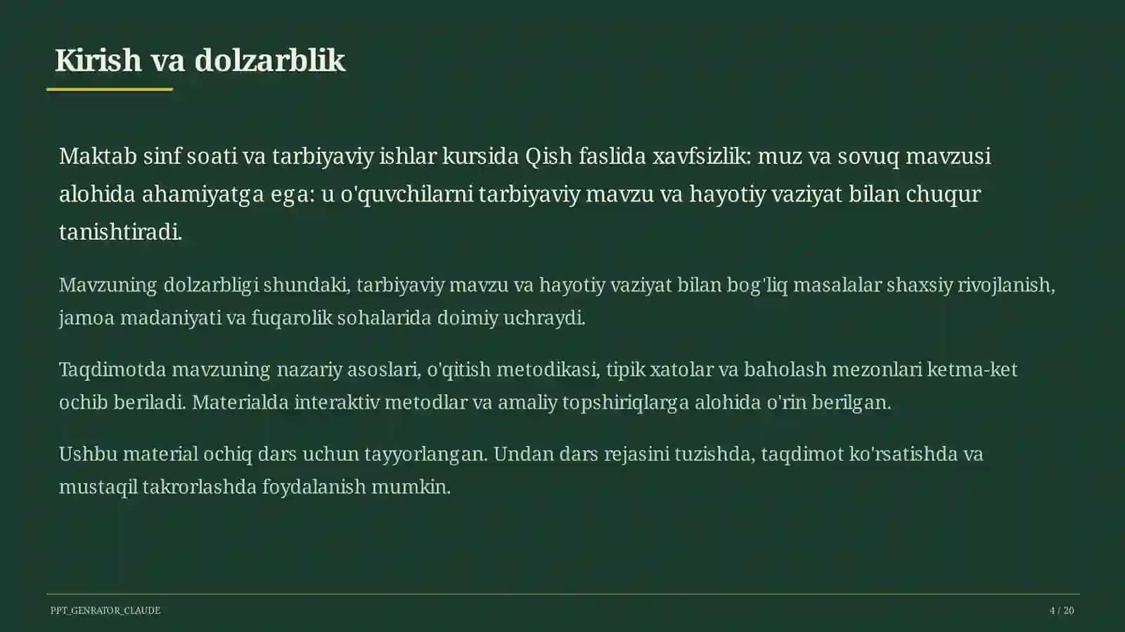 Qish faslida xavfsizlik: muz va sovuq 4