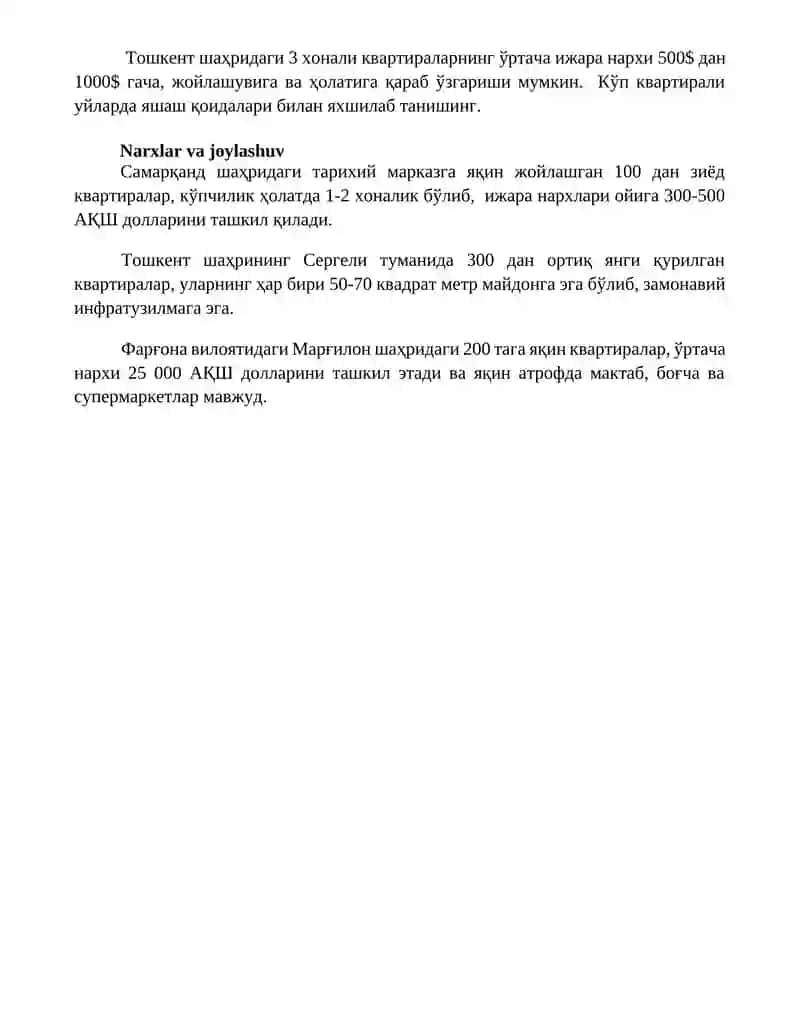 Kvartiralar 4