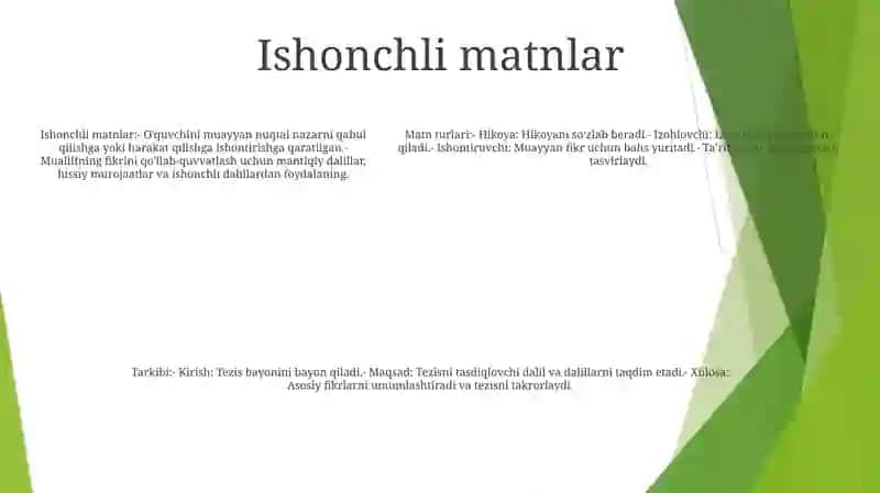Matn Turlari Va Tarkibi 4