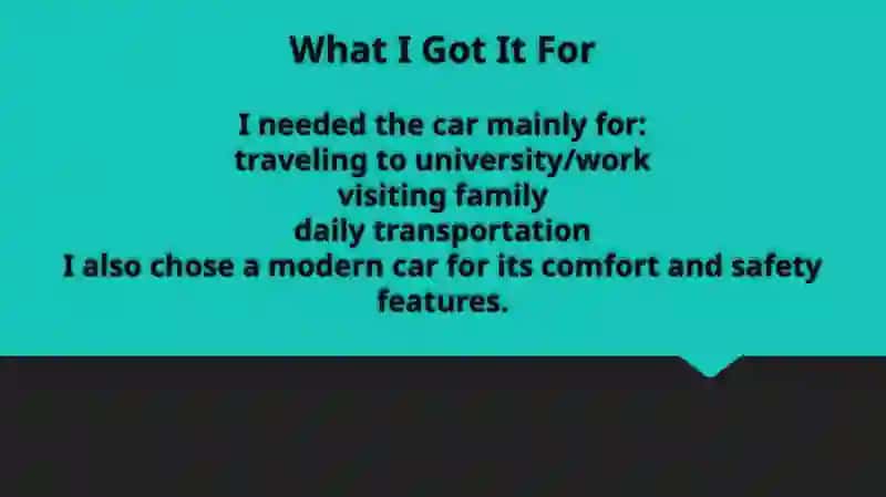 A Piece of Technology I Find Difficult to Use: A Modern Car 4