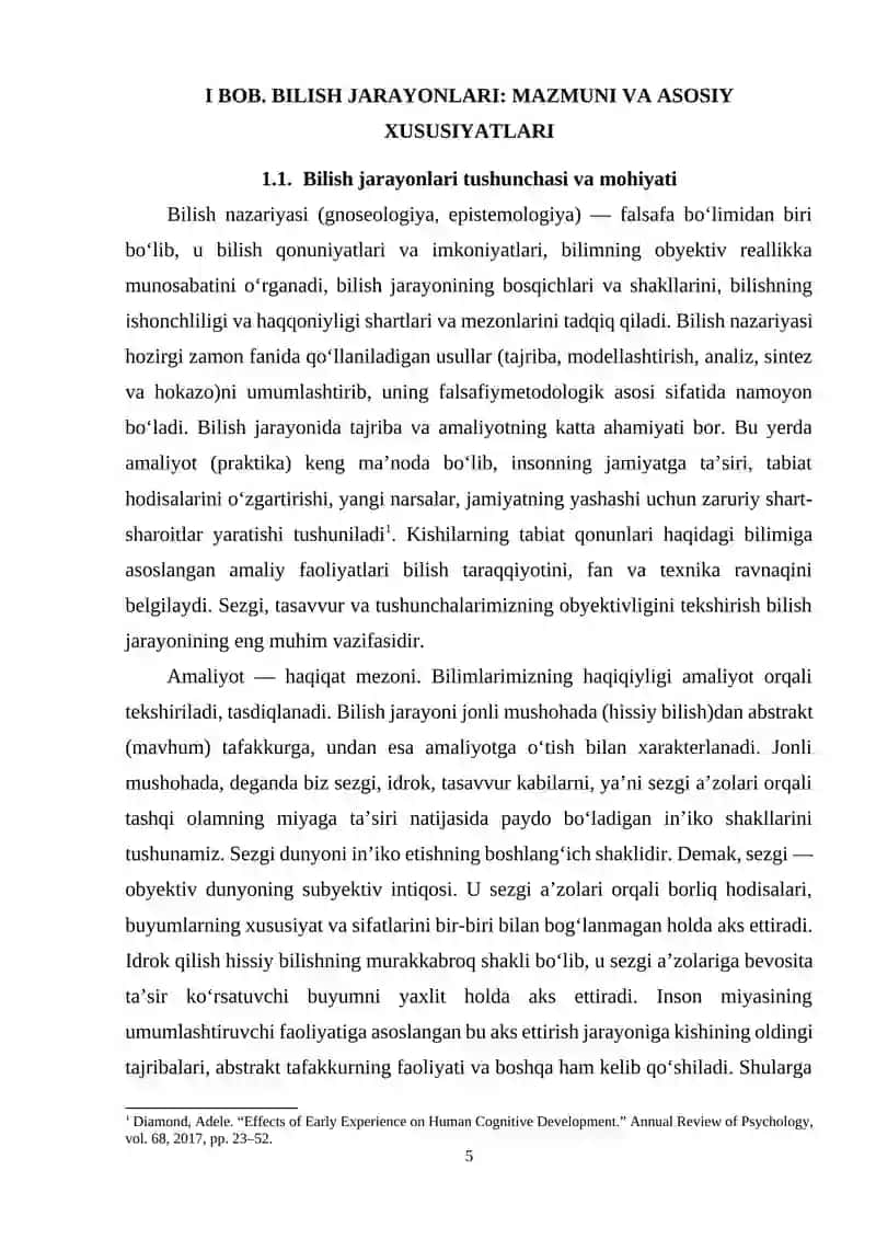 Maktabgacha ta’lim jarayonida bolalarda bilish jarayonlarining rivojlanishi va uni shakllantirishning pedagogik asoslari 4