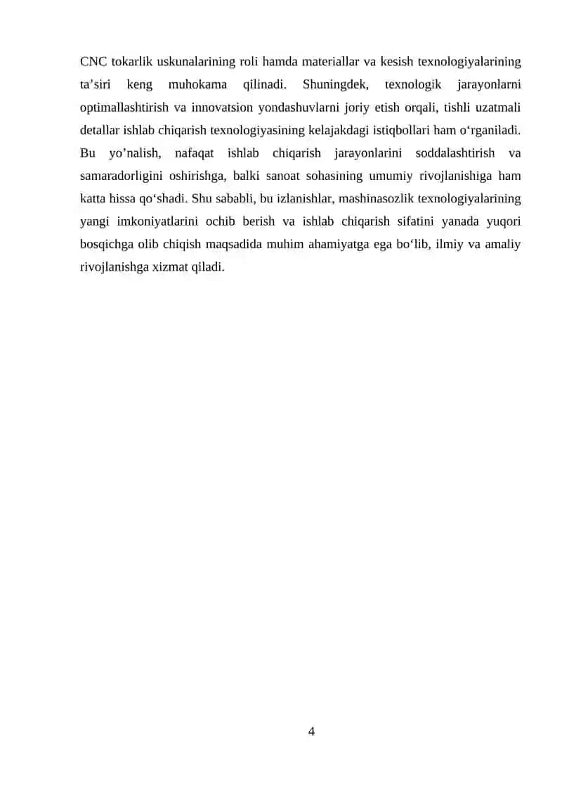 TOKARLIK STANOKLARIDA TISHLI UZATMALI DETALLARNI TAYYORLASH TEXNOLOGIYASI 4