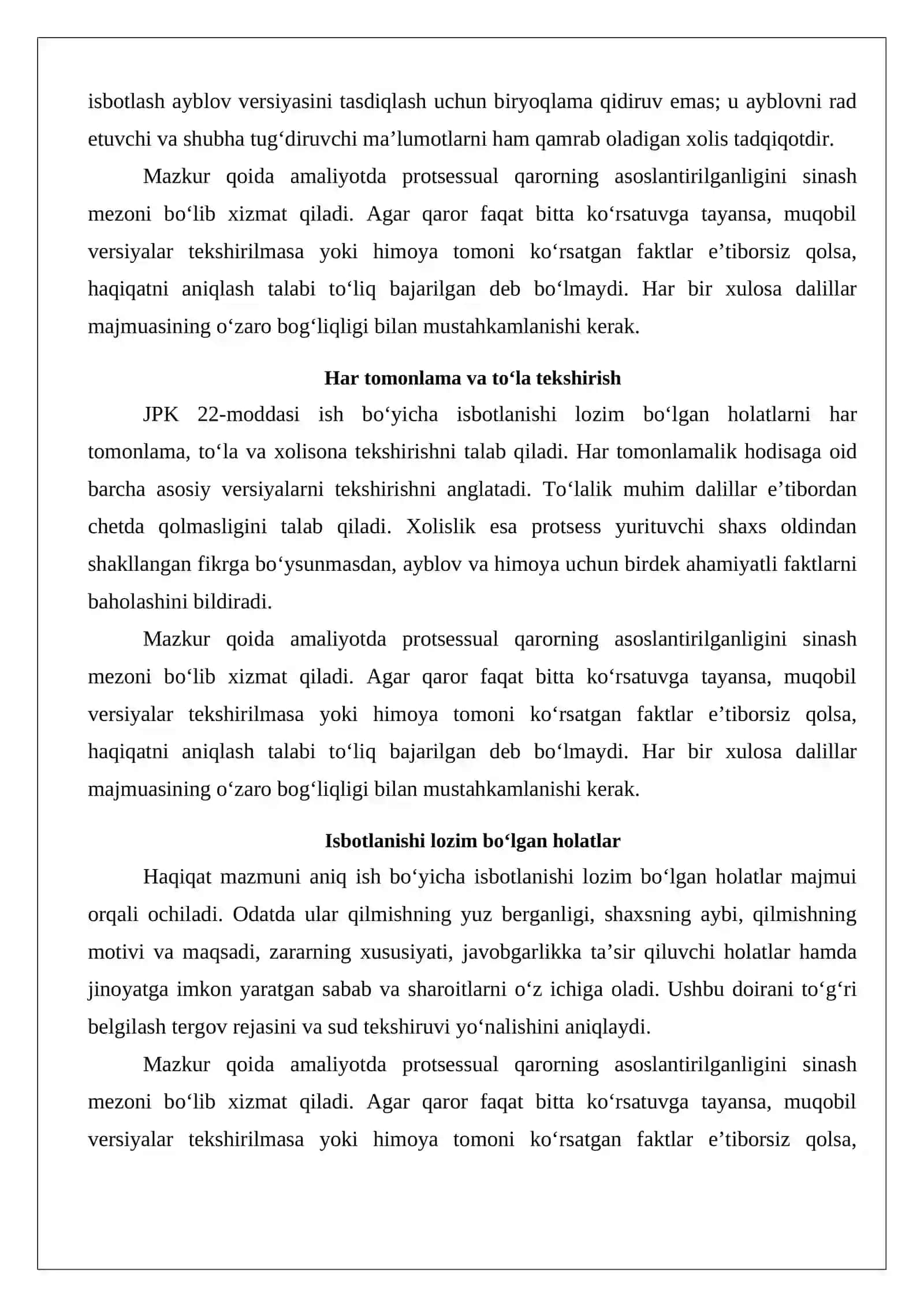 Xaqiqatni aniqlash isbotlashning maqsadi 4