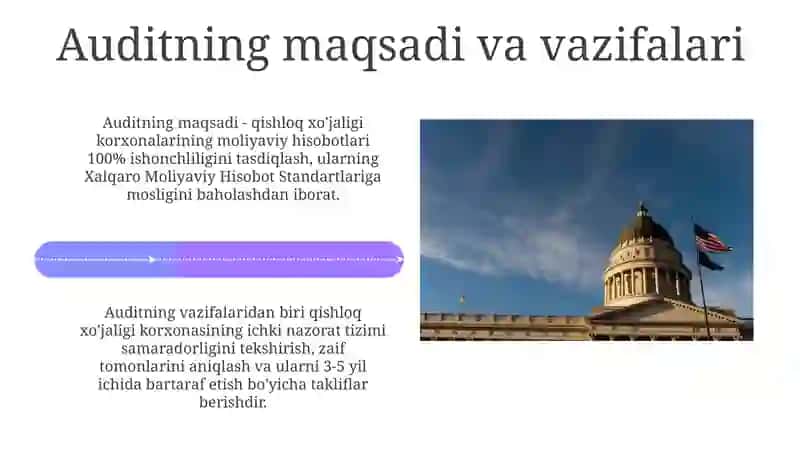 Qishloq xo'jaligida auditning axborot manbalari va vazifalari 4