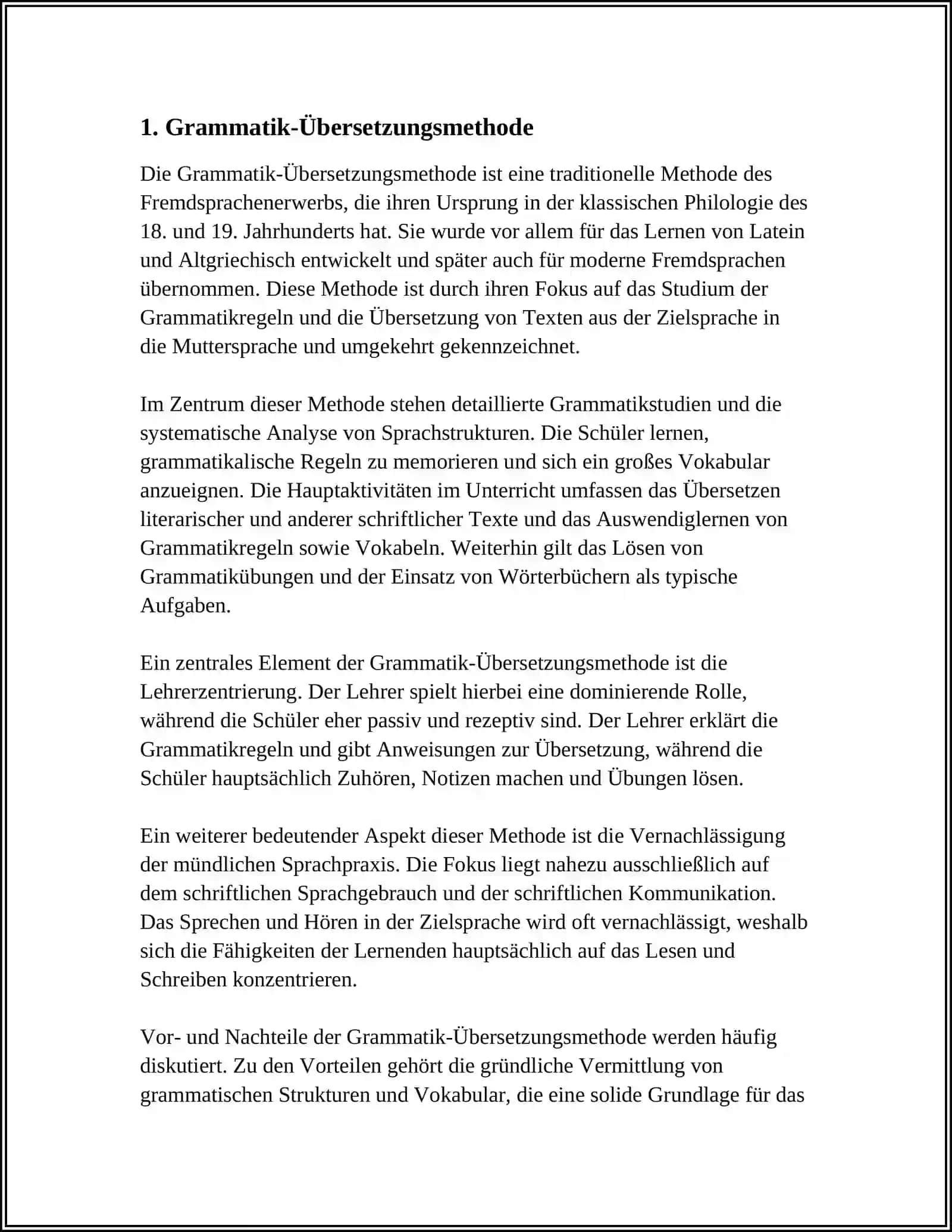 Grammatik-Übersetzungsmethode 4