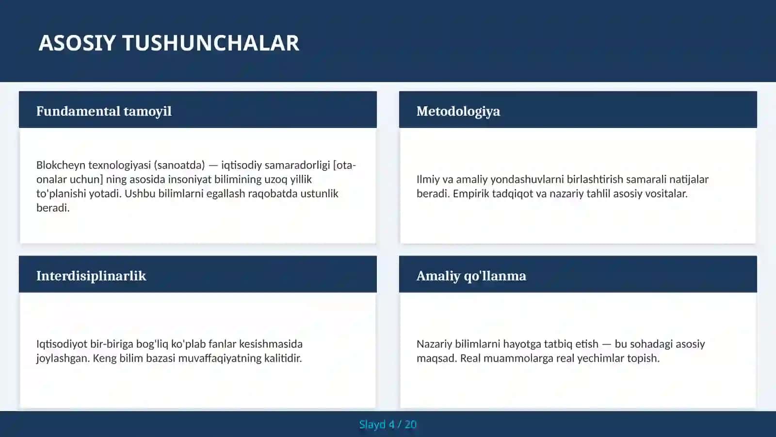 Blokcheyn texnologiyasi (sanoatda) — iqtisodiy samaradorligi [ota-onalar uchun] 4
