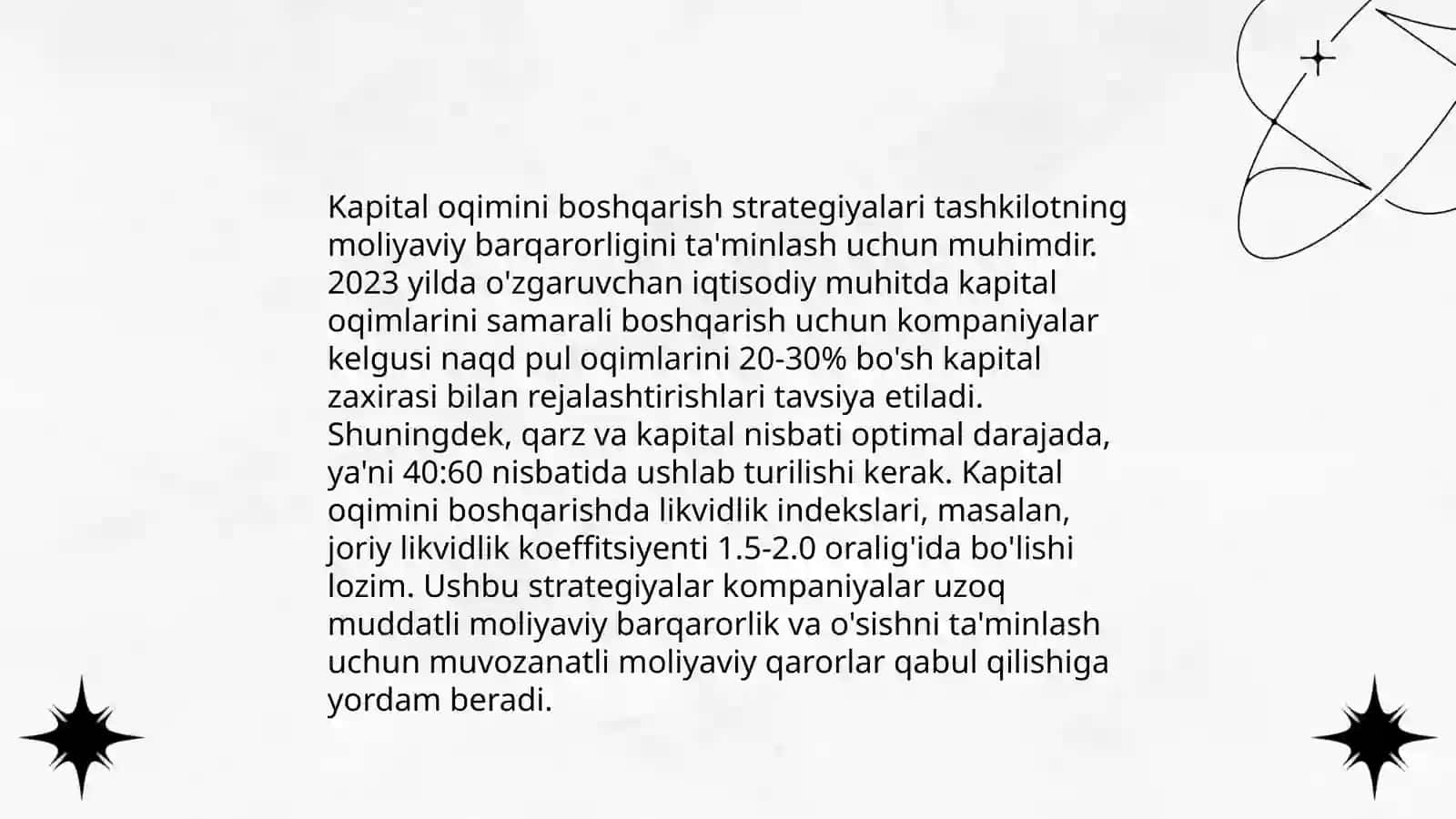 Iqtisodiy rivojlanishning samaradorligini ta'minlash sharoitda korxonaning moliyaviy ahvolini yaxshilash yullari va rivojlantirish tadbirlari 4