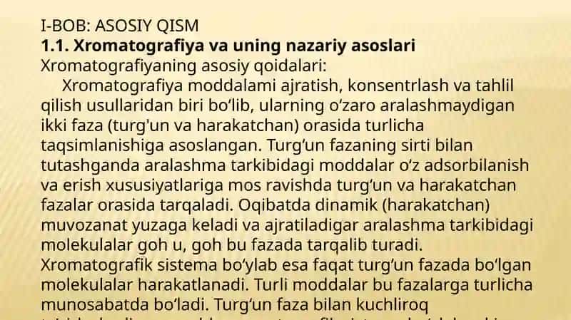 Yupqa qavatli xromatografiya 4