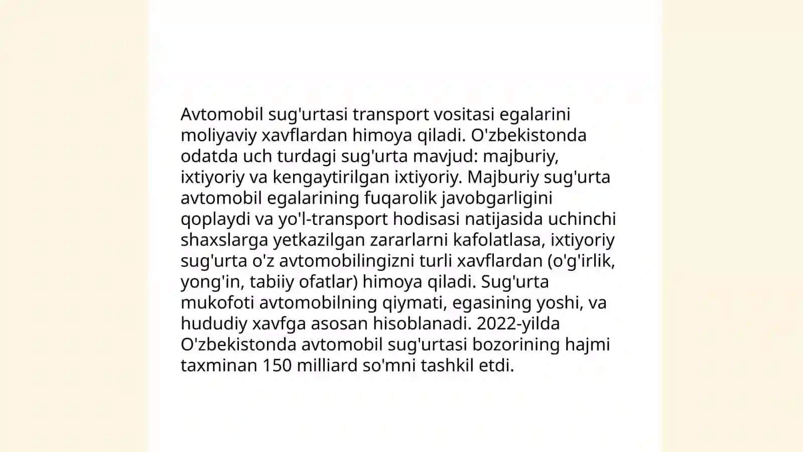 Sug'urta bozori turlari 4