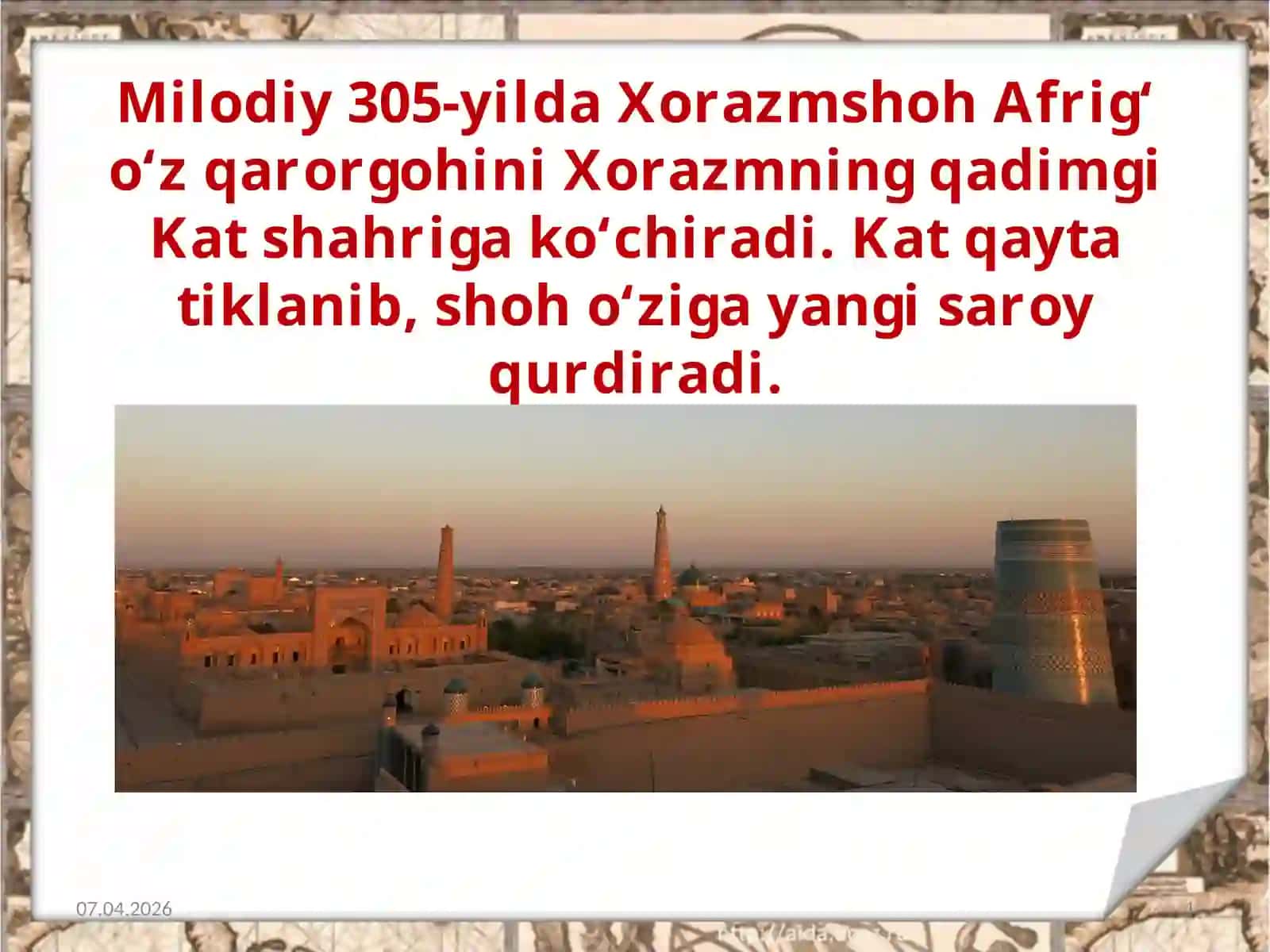Xorazm Xioniylar Kidariylardavlatlari 4