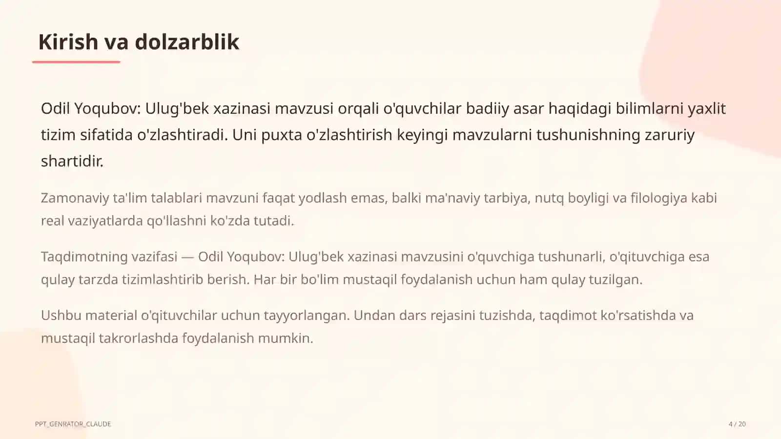 Ulug'bek xazinasi (8-sinf) 4