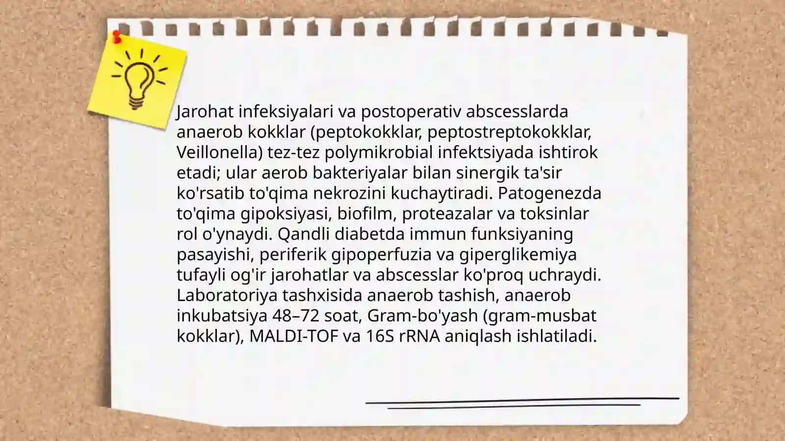 shartli patogen anaerob kokklarni (peptokokklar, peptostreptokokklar, veylonellalar) xirurgik va ginekologik kasalliklardagi ahamiyati 4