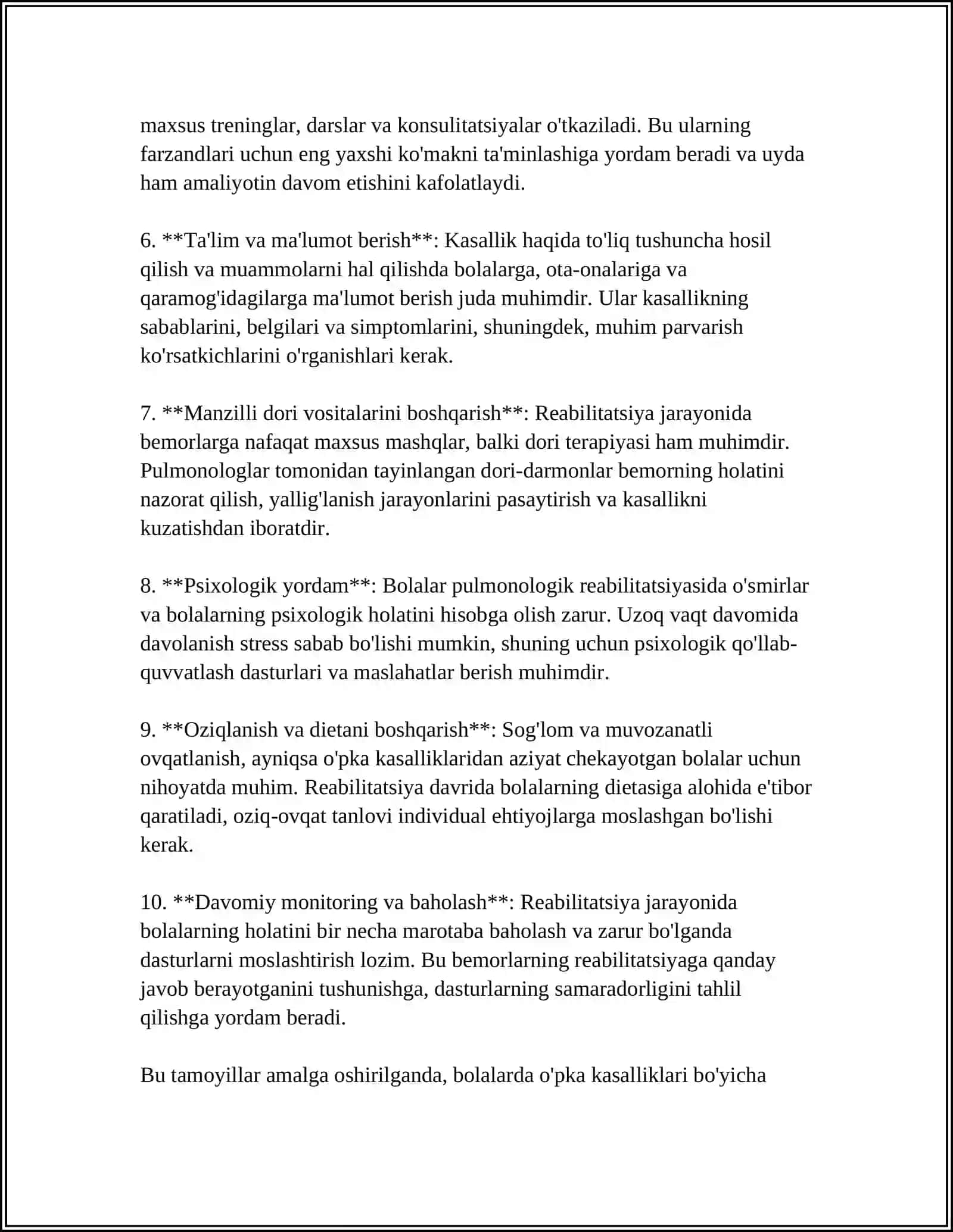 BOLALAR PULMONOLOGIYADA REABILITOLOGIYASI 4
